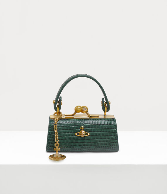 Vivienne Westwood lizard doll bag green